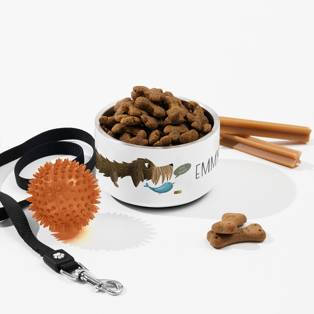 Bowl "Food Please!" Wire-Haired