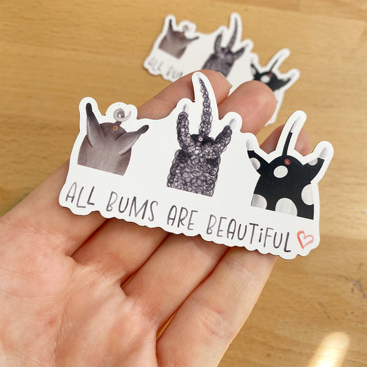 Magnet "All Bums Are Beautiful"