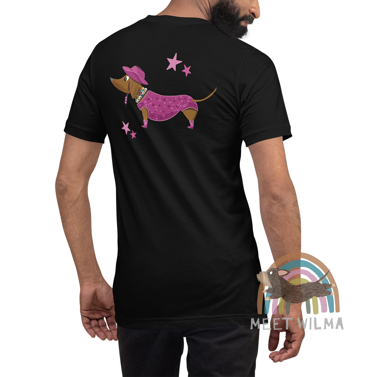 Embroidered Unisex Shirt "In My Dachshund Era" -Brown