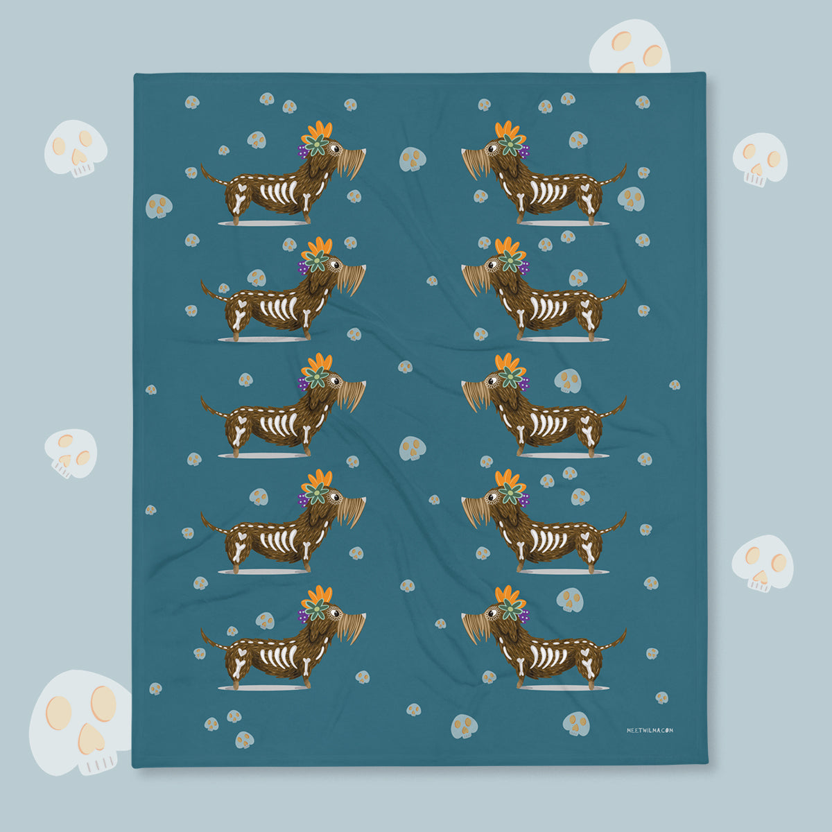 Fleece Blanket "Muerta"