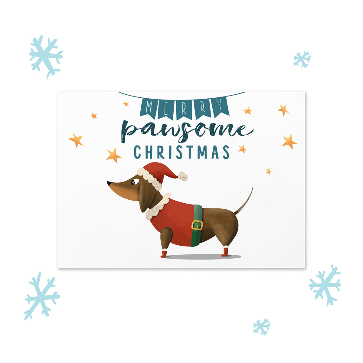 Christmas Card "Merry pawsome Christmas"