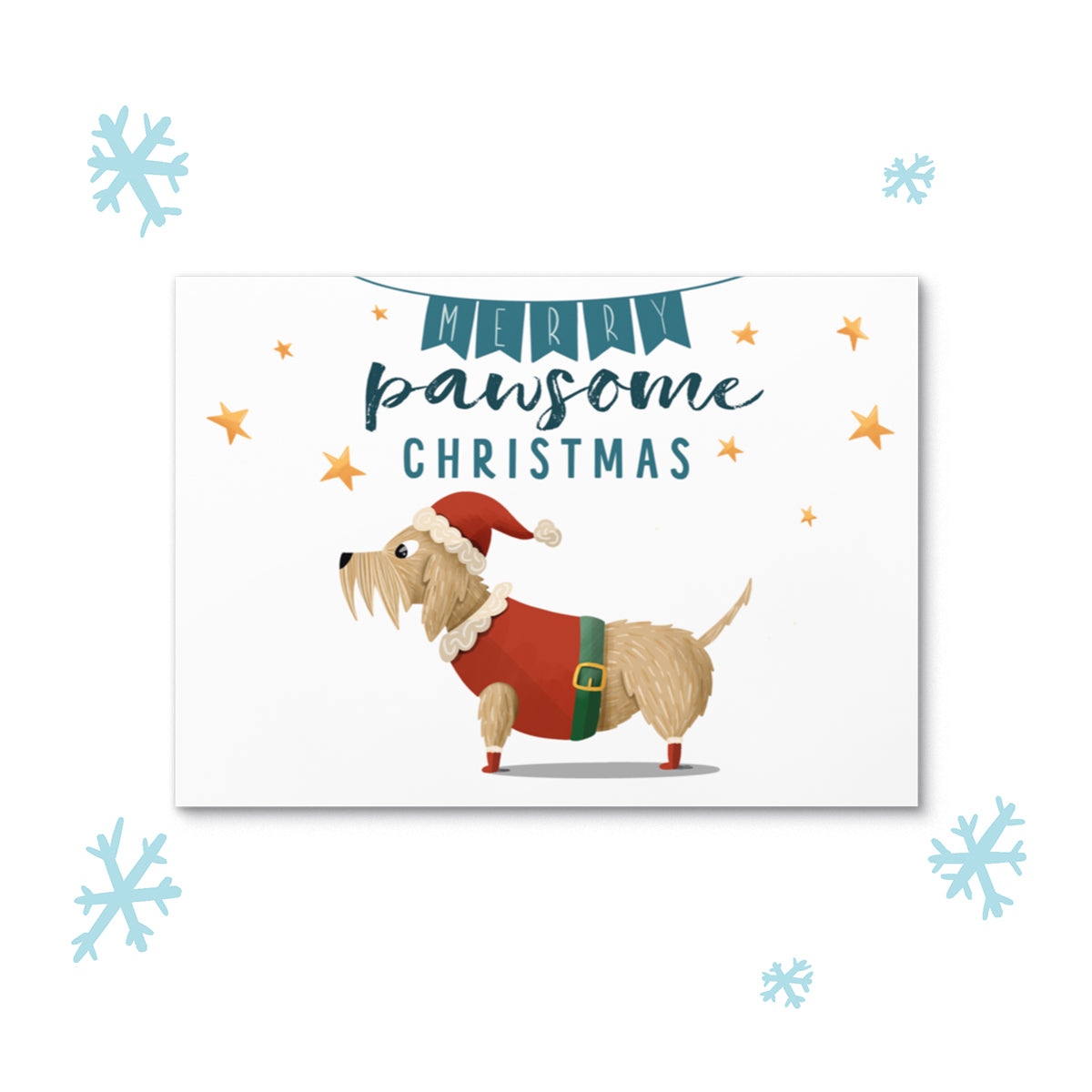 Christmas Card "Merry pawsome Christmas"