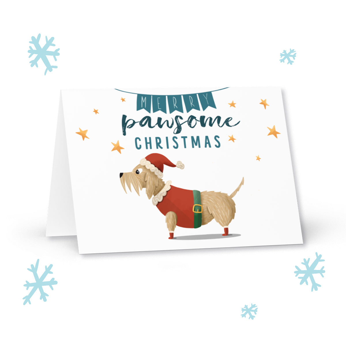 Christmas Card "Merry pawsome Christmas"