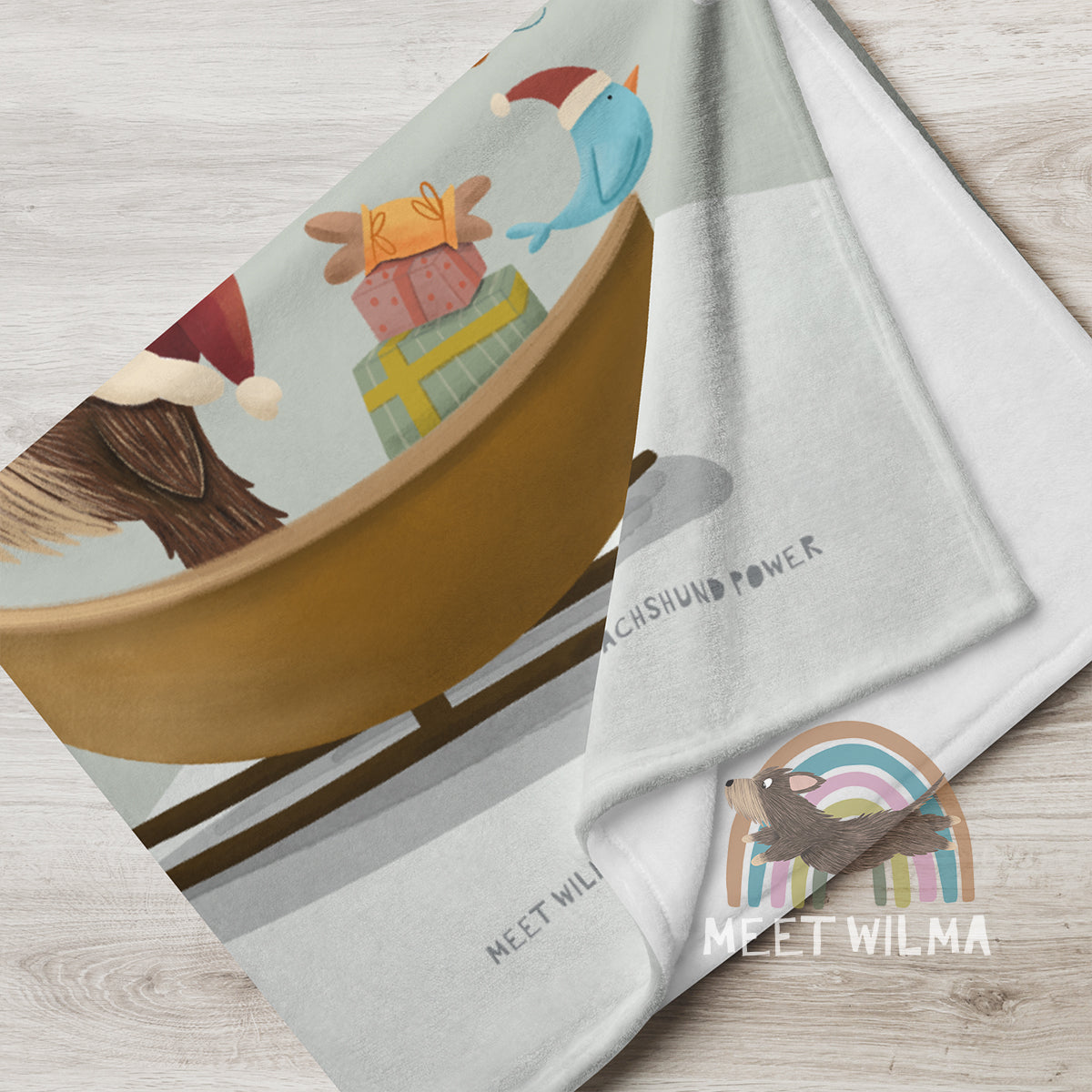 Fleece Blanket "Christmas Rush"