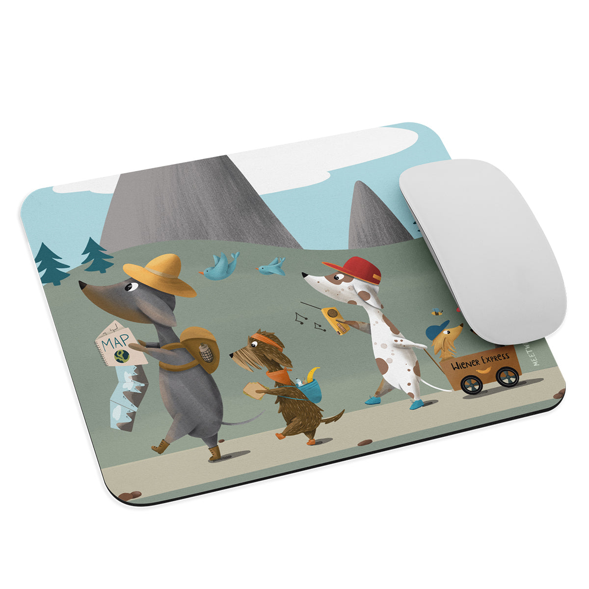 Mouse Pad "Hiking Friends"