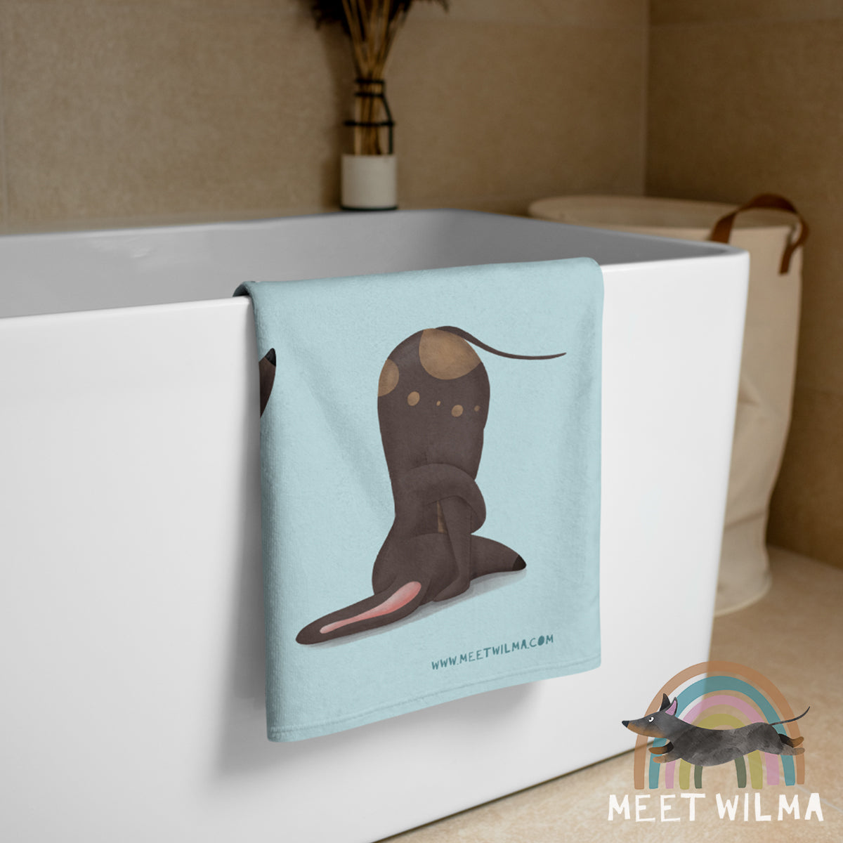 Towel "Sausage Yoga"