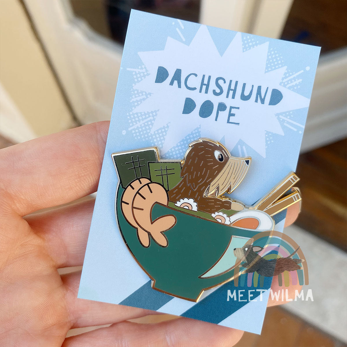 Enamel Pin "Ramen Sausage"