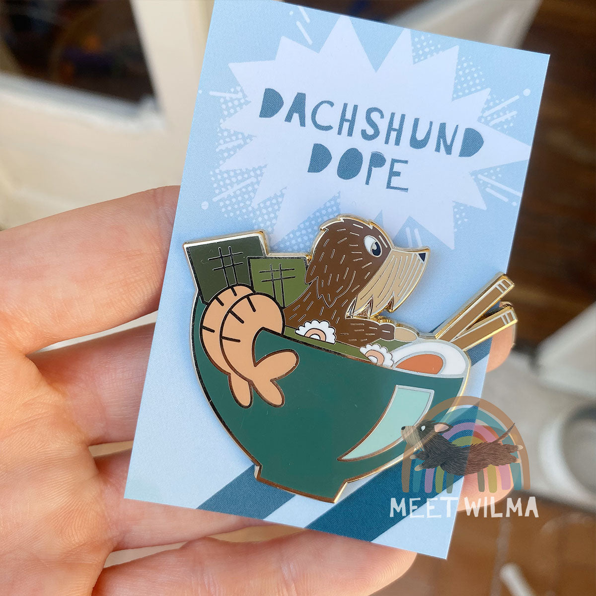 Enamel Pin "Ramen Sausage"