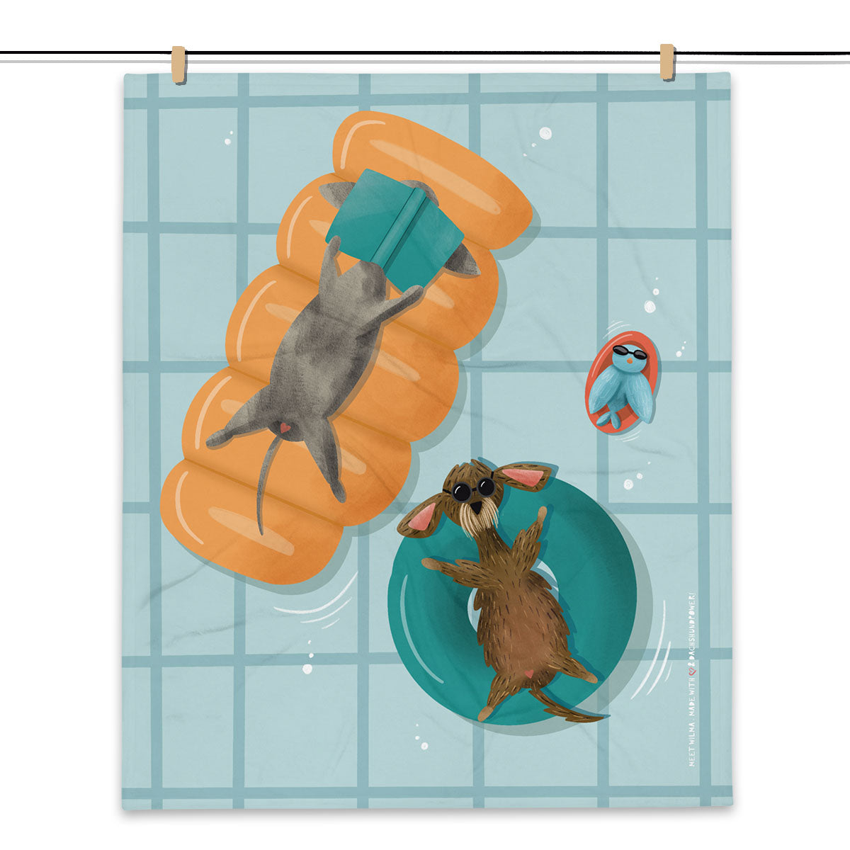 Fleece Blanket "Summer Fun"