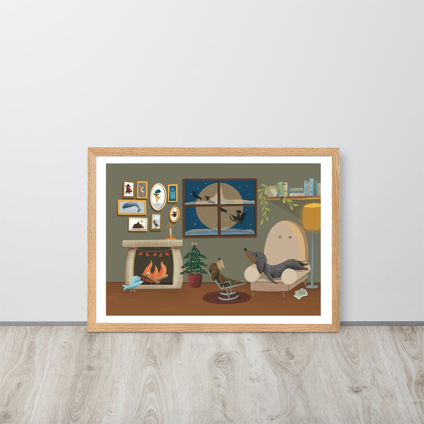 Art Print "Waiting for Christmas""