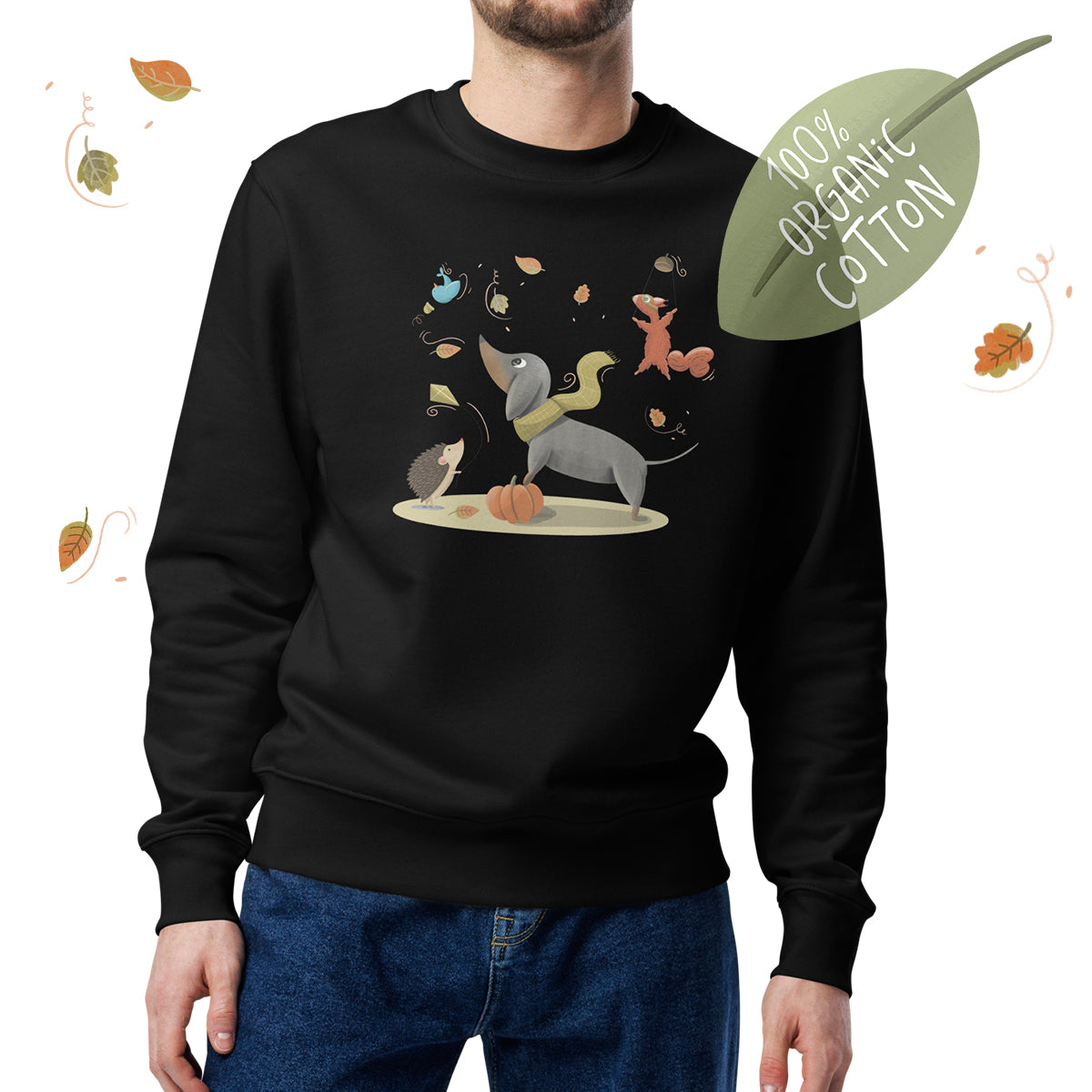 Unisex Eco Sweatshirt "Pumpkin Love"