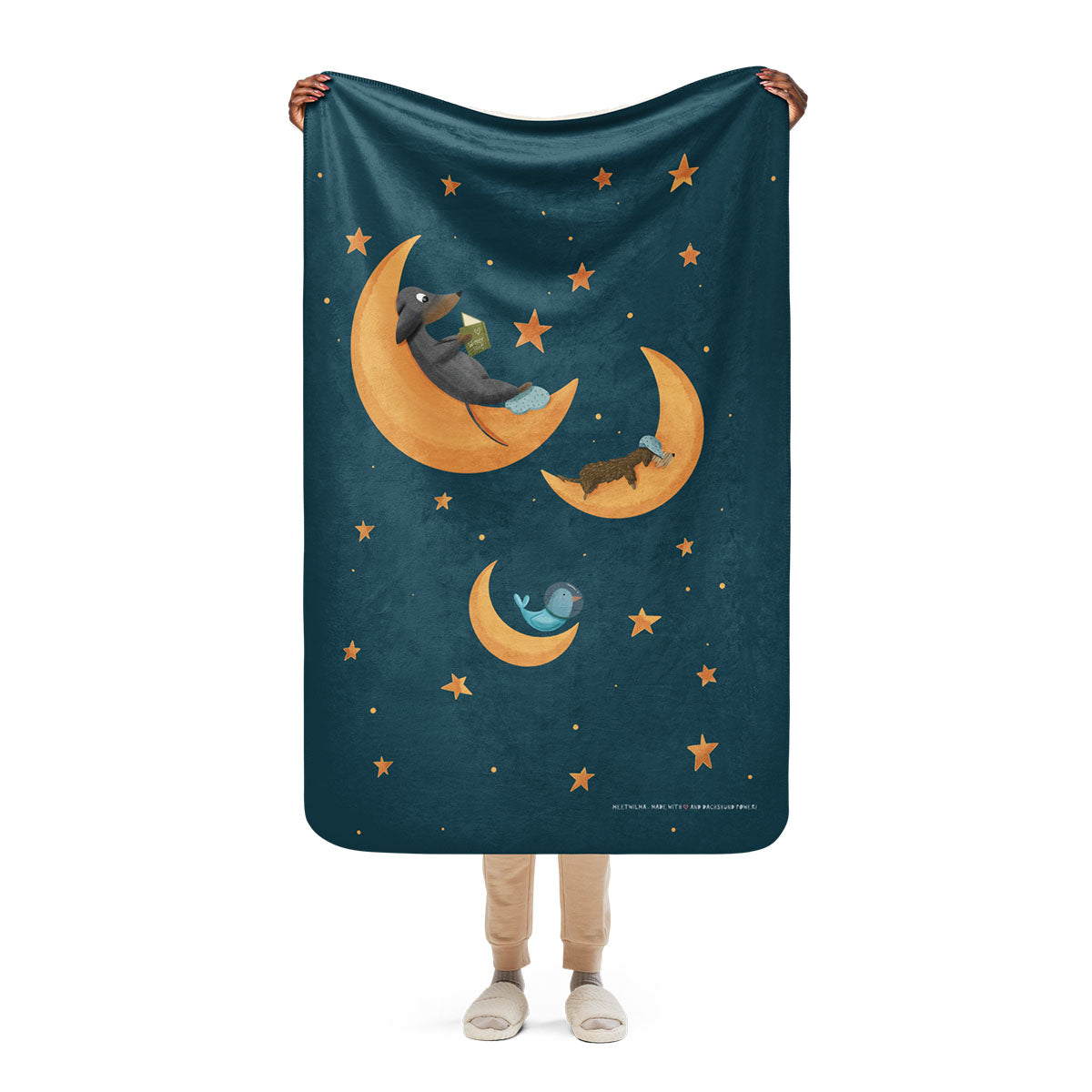 Sherpa Blanket "Moon & Stars"⭐
