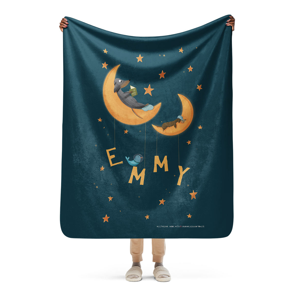 Sherpa Blanket "Moon & Stars"⭐