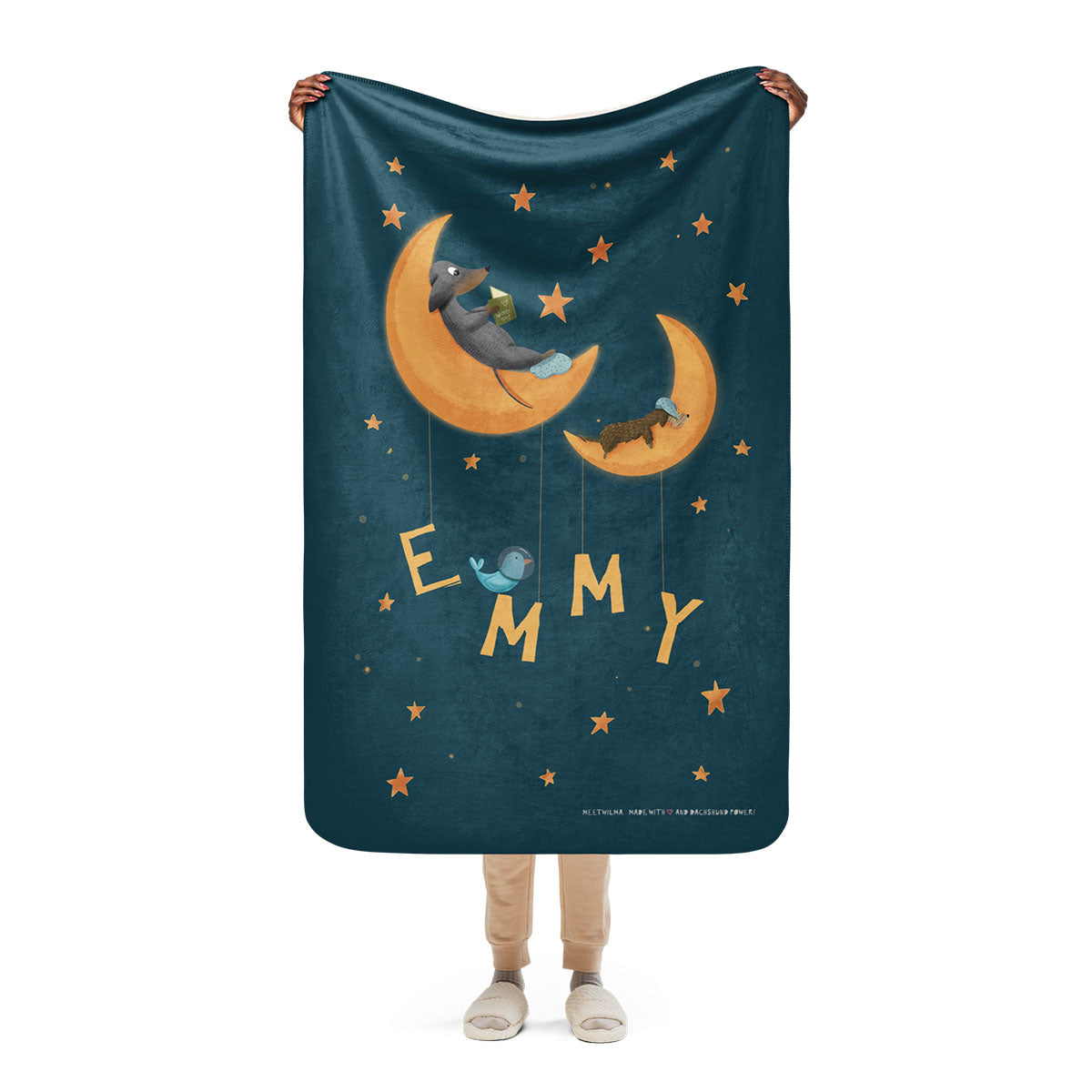 Sherpa Blanket "Moon & Stars"⭐