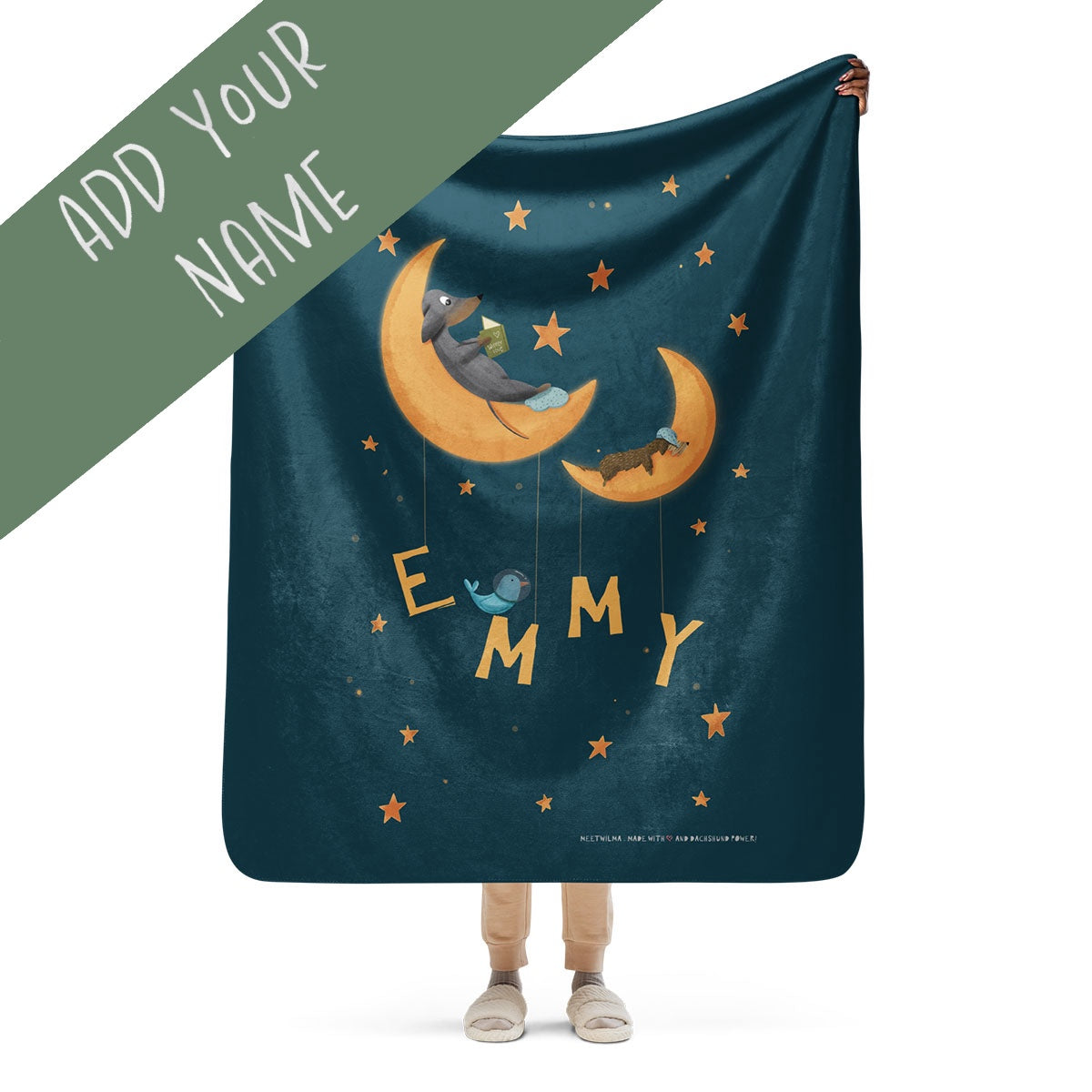 Sherpa Blanket "Moon & Stars"⭐