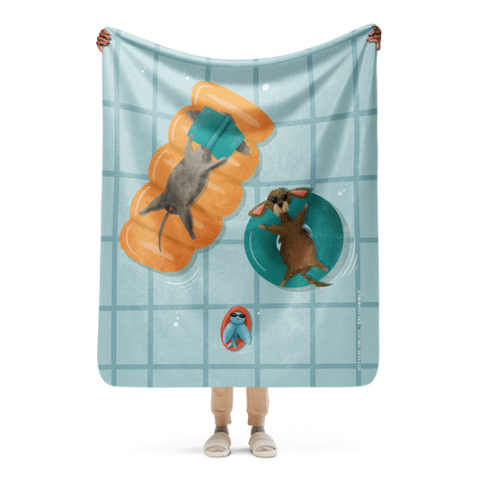 Sherpa Blanket "Summer Fun"