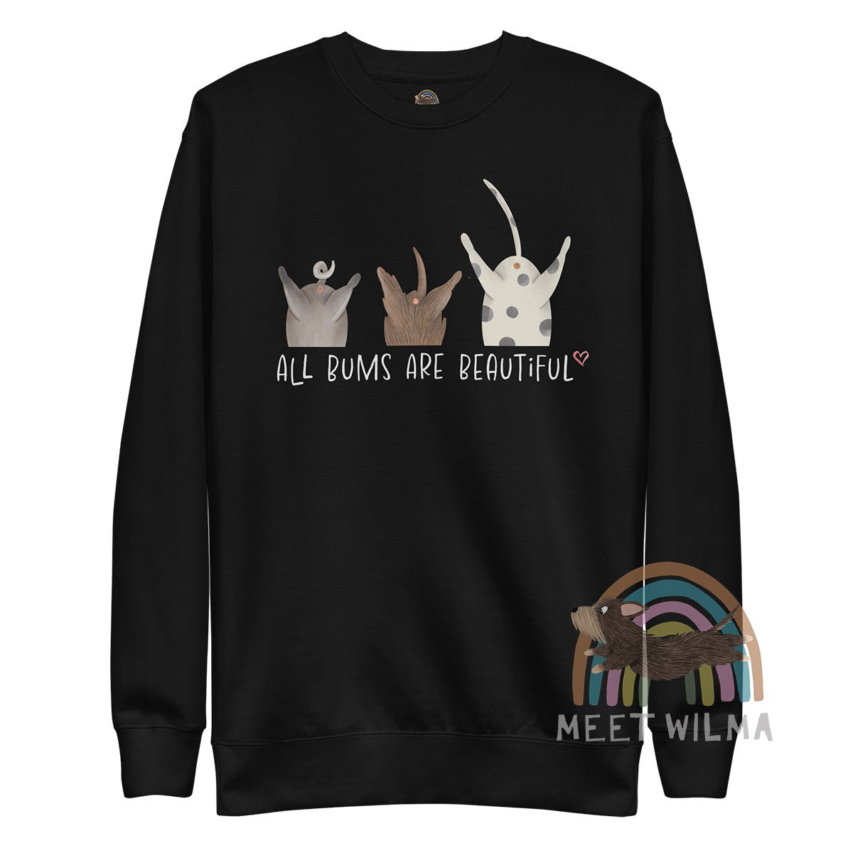 Unisex Sweatshirt "All Bums Are Beautiful"