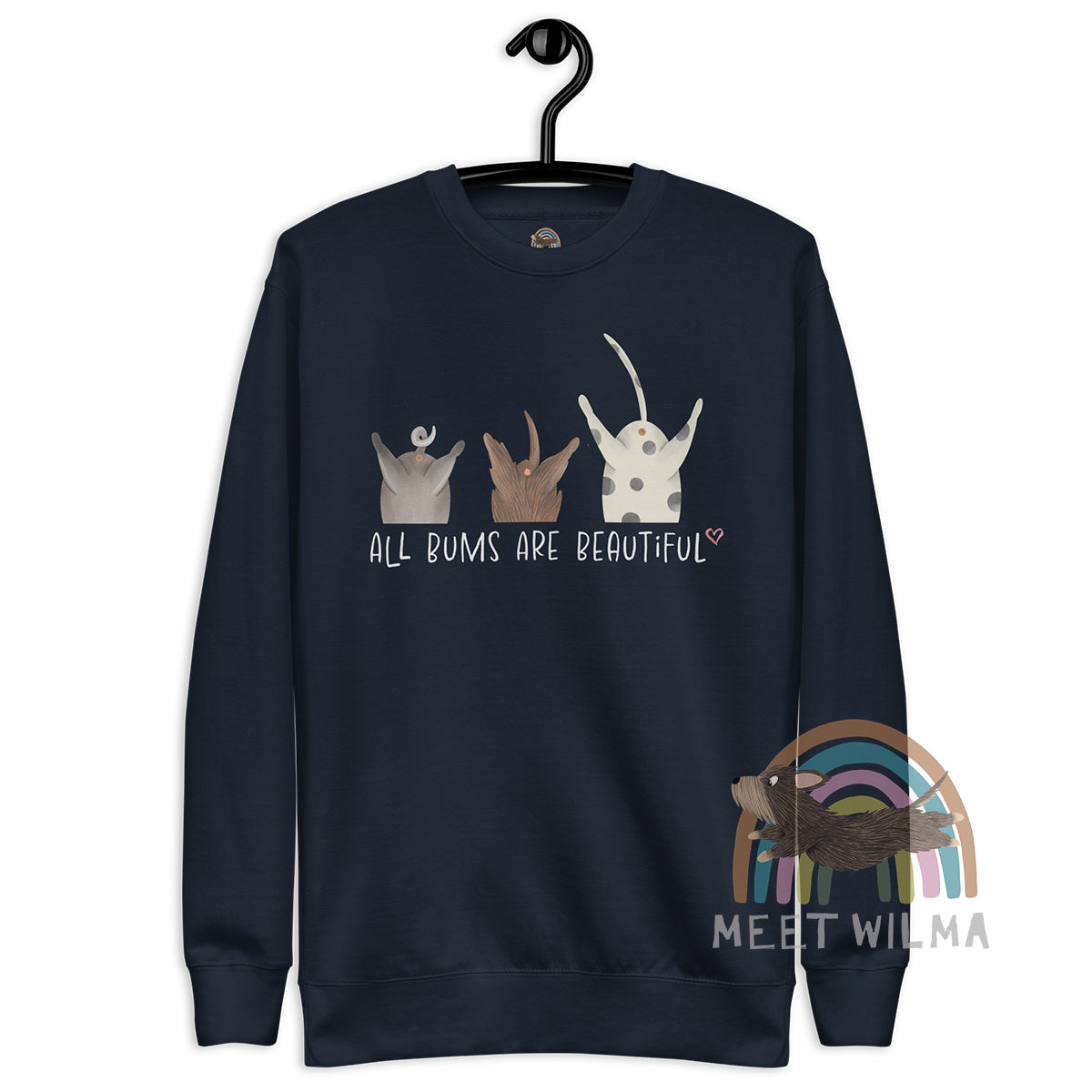 Unisex Sweatshirt "All Bums Are Beautiful"