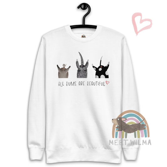 Unisex Sweatshirt "All Bums Are Beautiful"