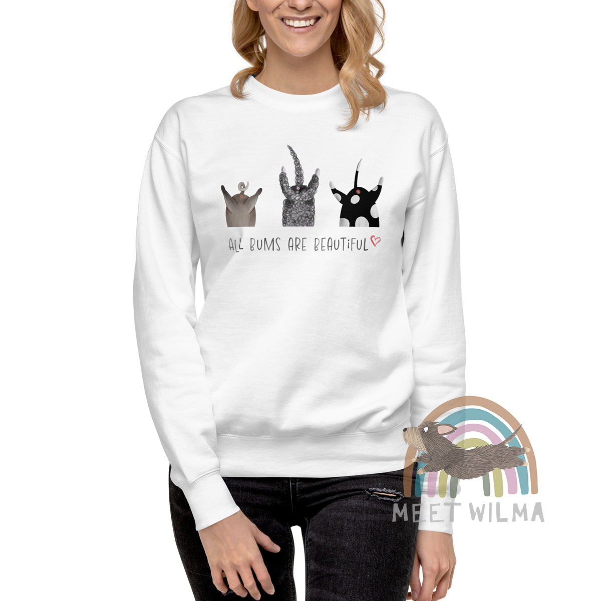 Unisex Sweatshirt "All Bums Are Beautiful"