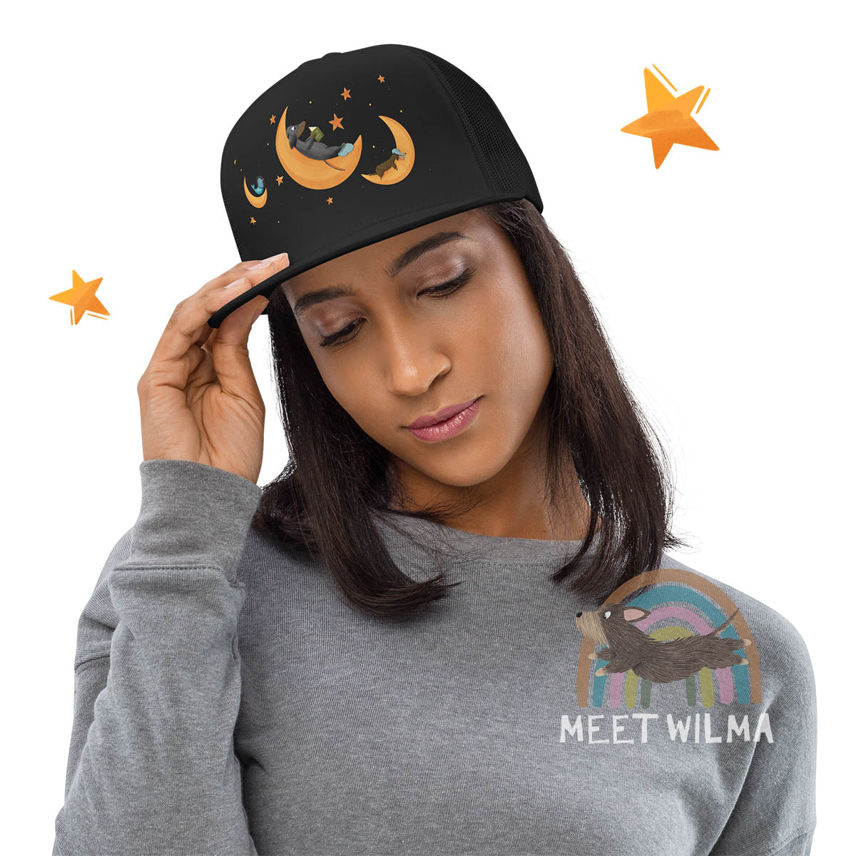 Trucker Cap "Stars & Moon"