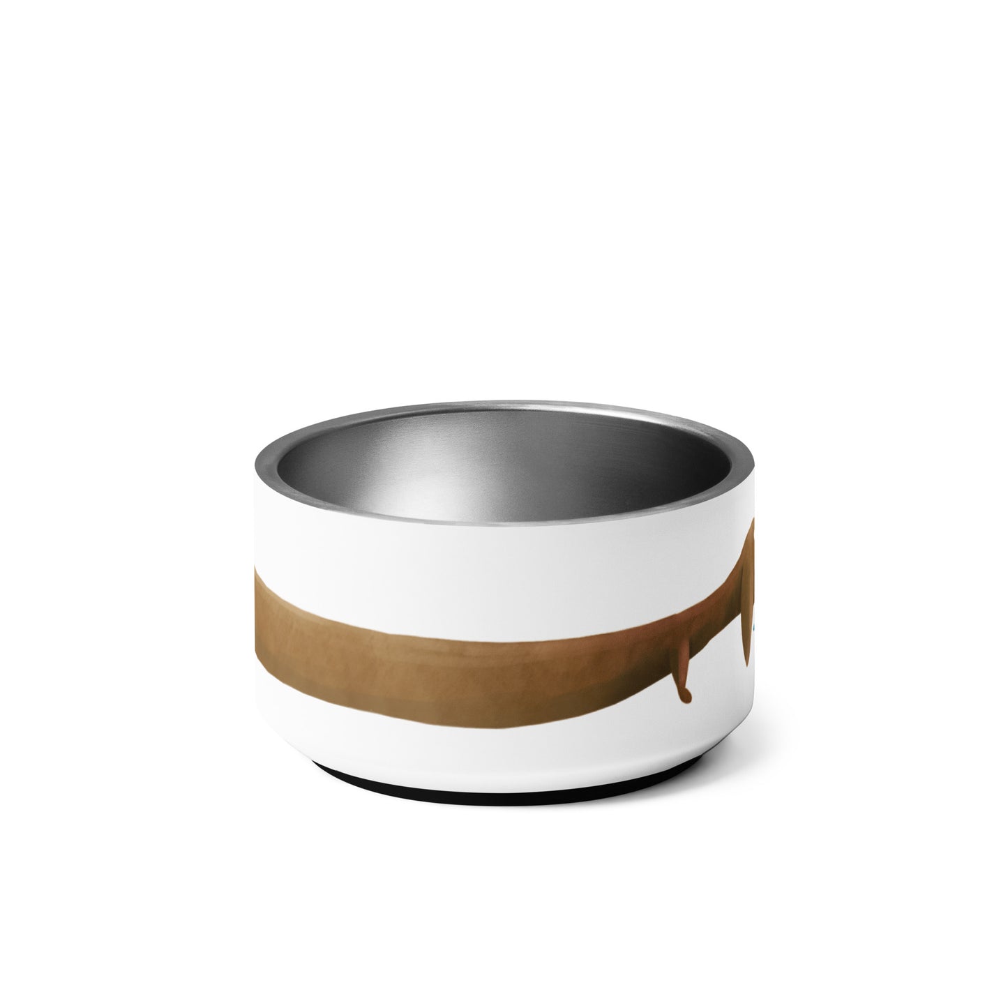 Bowl "Food Please!" Brown Dachshund