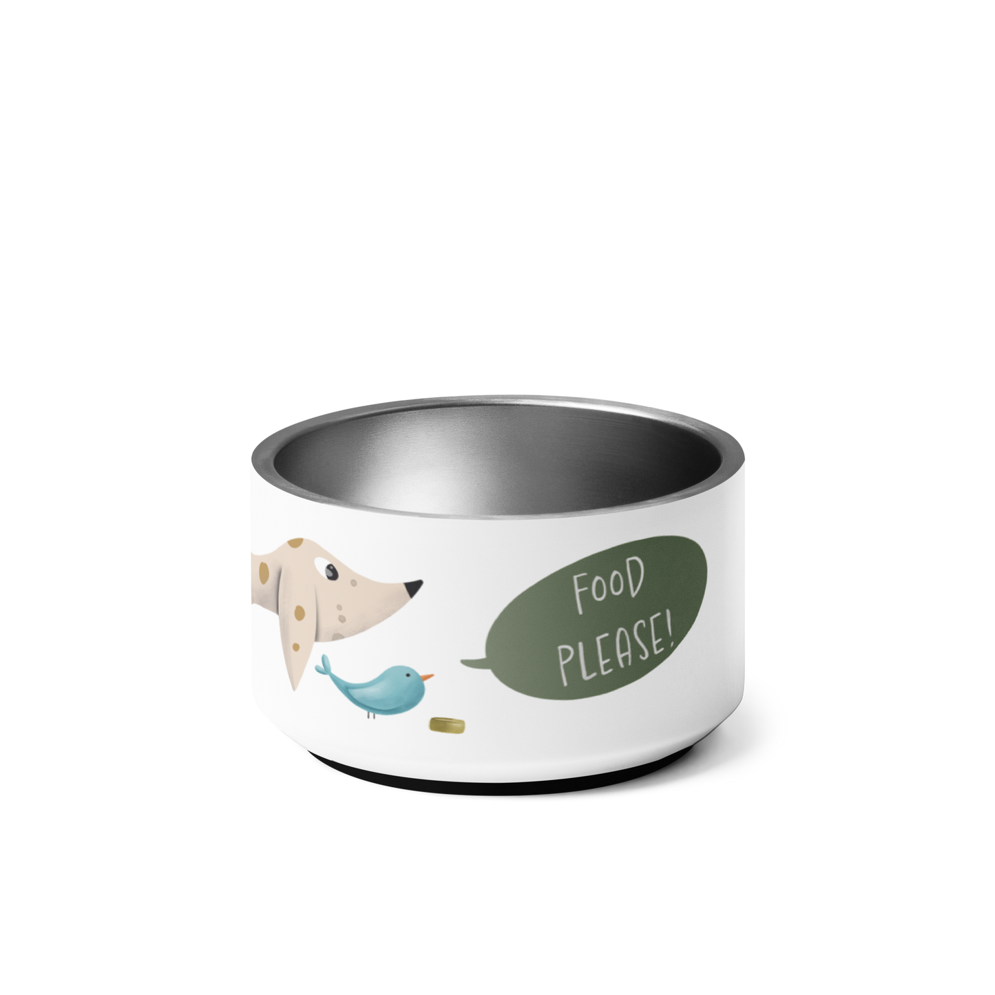 Bowl "Food Please!" Dapple Dachshund