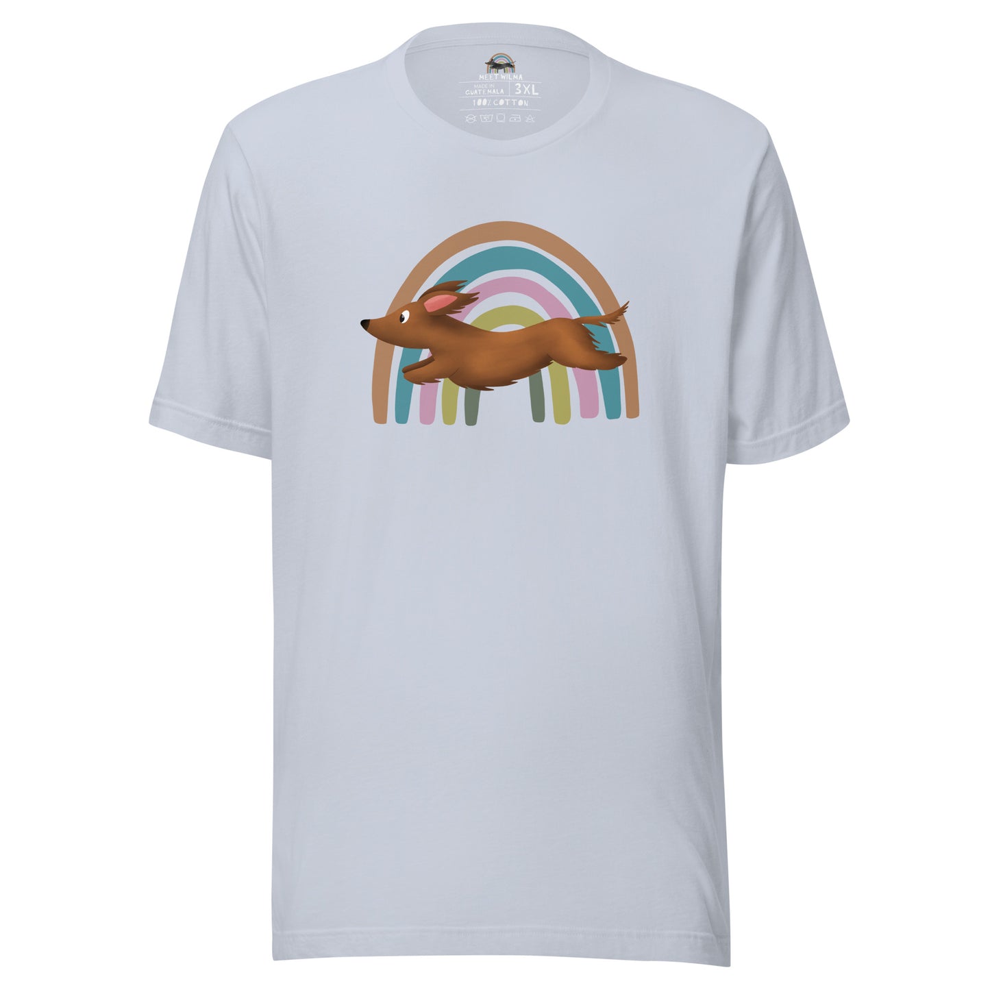 Unisex Shirt "Rainbow" Long Hair Brown