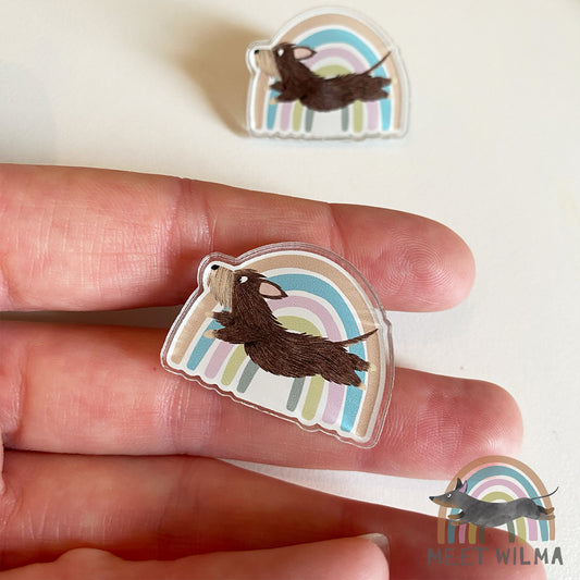 Acrylic Pin "Rainbow"