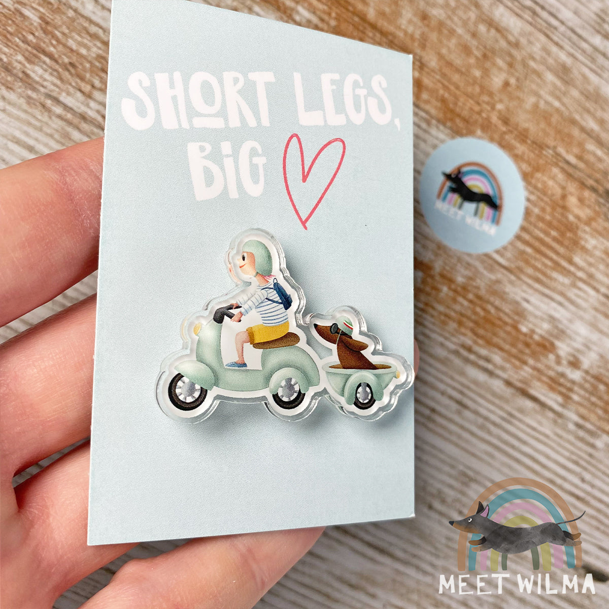 Acrylic Pin "Toscana Ride"