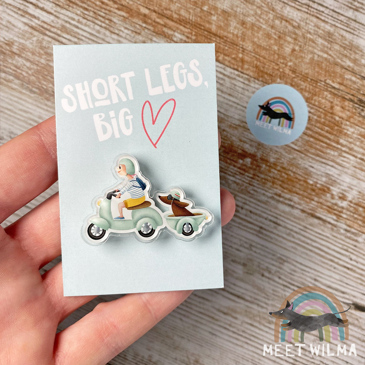 Acrylic Pin "Toscana Ride"