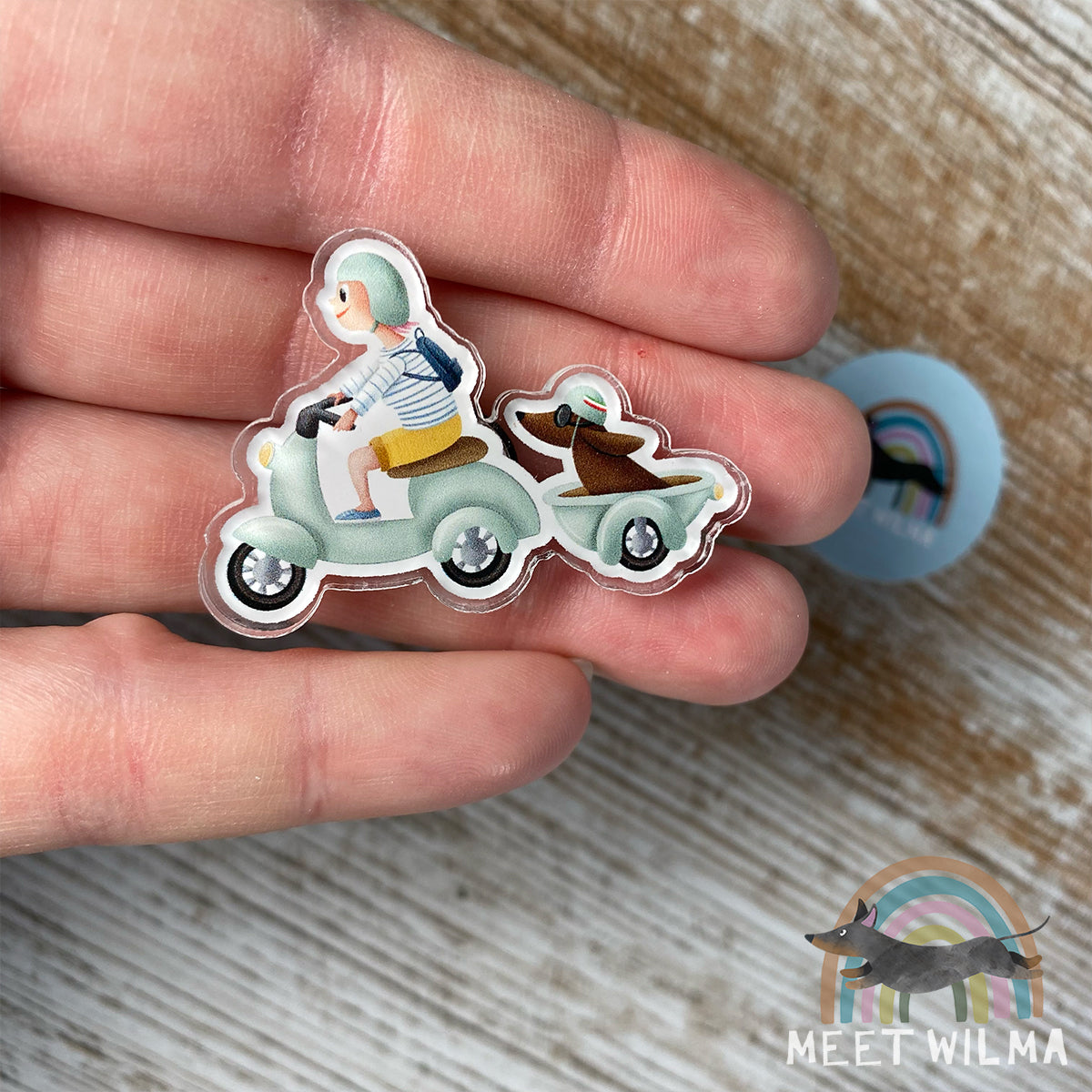Acrylic Pin "Toscana Ride"