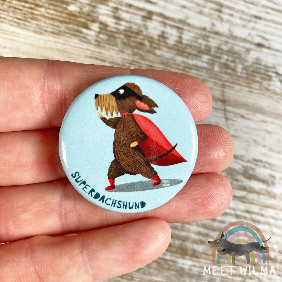 Button "Superdachshund"