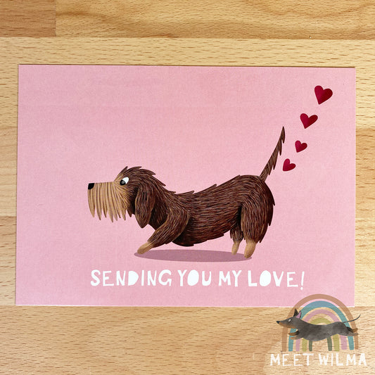 Postcard "Smell of Love"