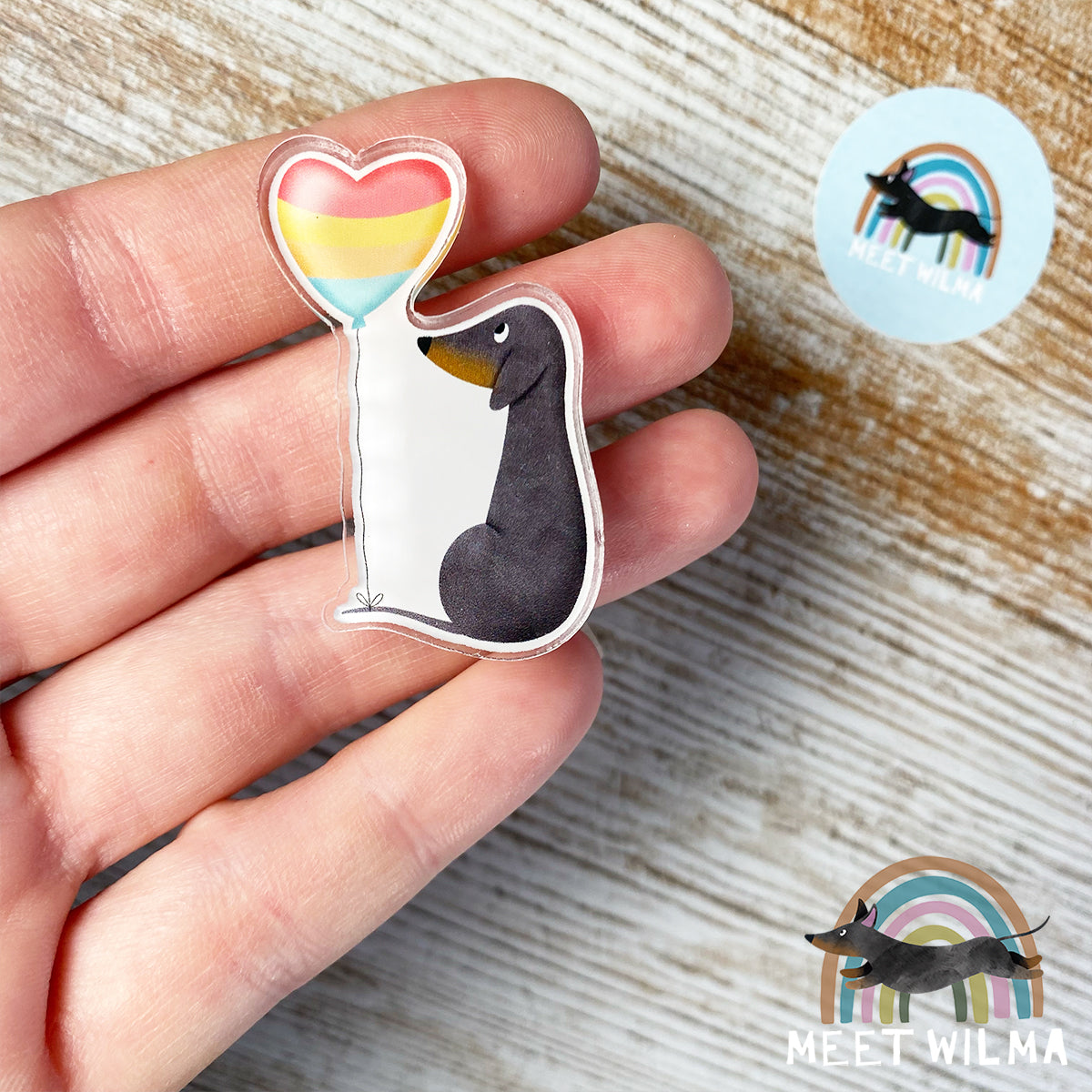 Acrylic Pin "Balloon"