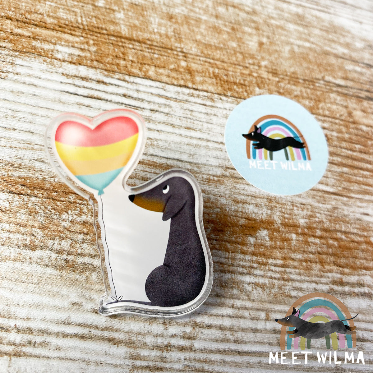 Acrylic Pin "Balloon"