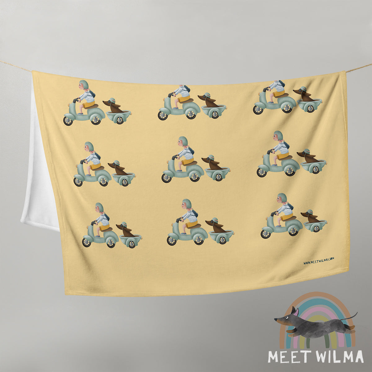 Fleece Blanket "Toscana Ride"