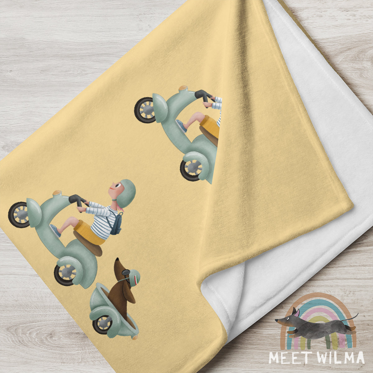 Fleece Blanket "Toscana Ride"