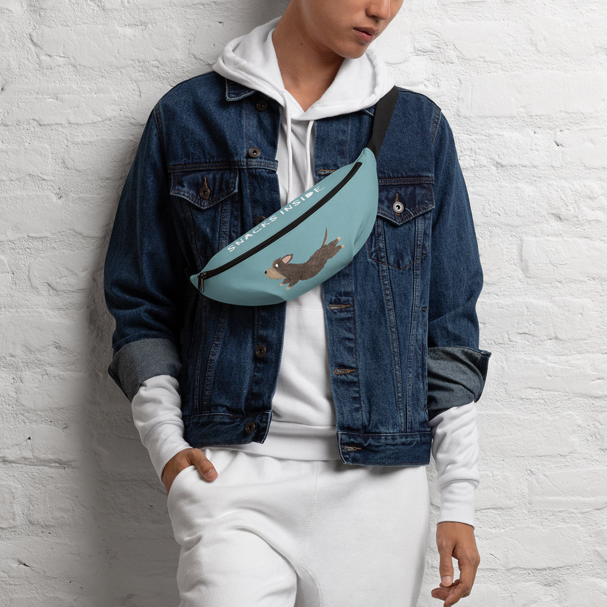 Fanny Pack "Snacks Inside"