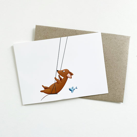 Greeting Card "Swing"