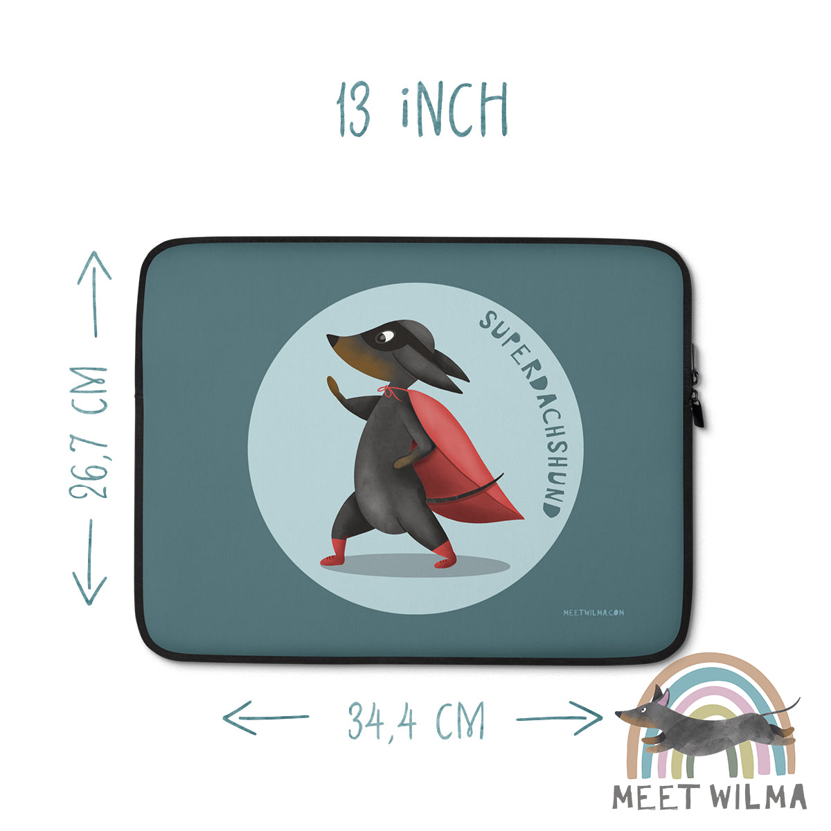 Laptop Sleeve "Superdachshund"