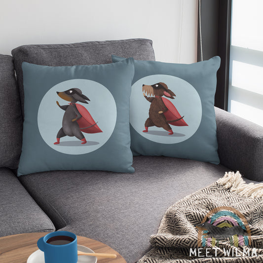 Pillowcase "Superdachshund"