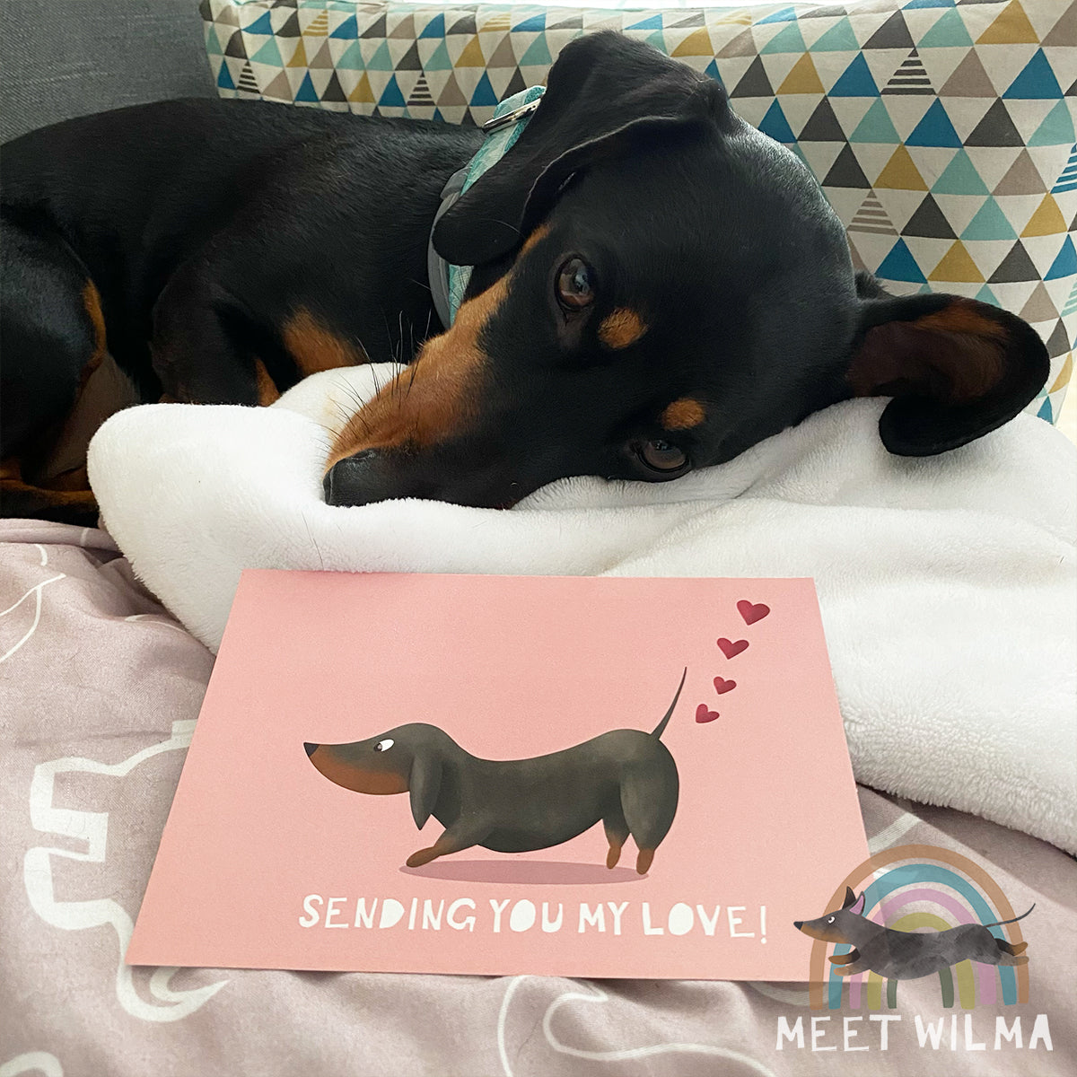 Postcard "Smell of Love"