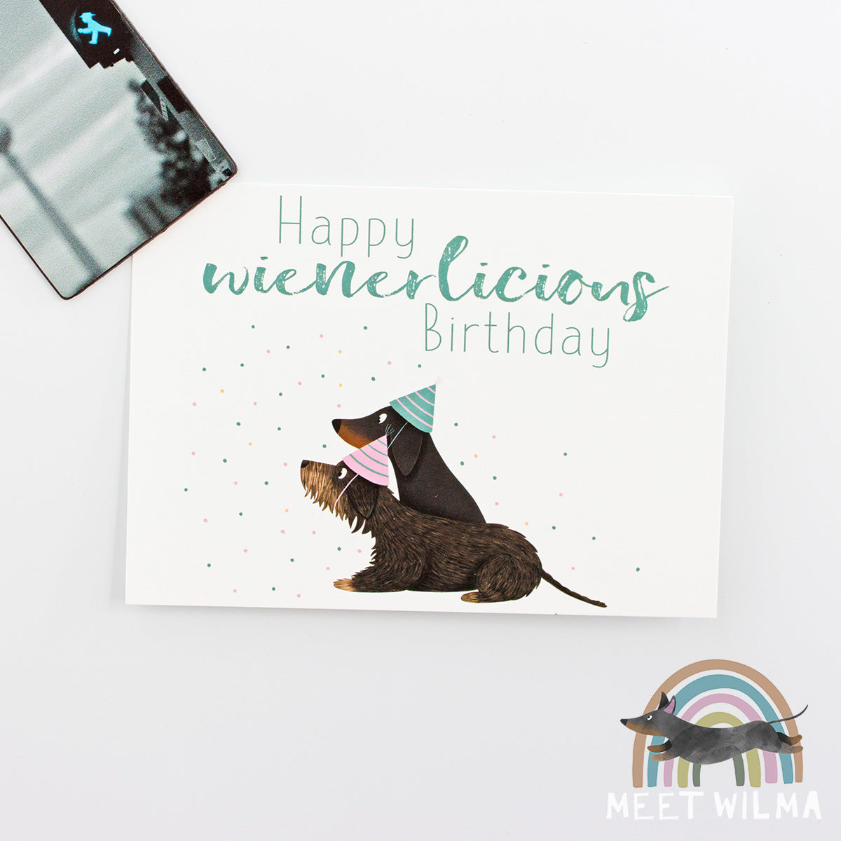 Postcard "Wienerlicious Birthday"