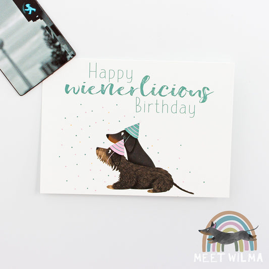 Postcard "Wienerlicious Birthday"