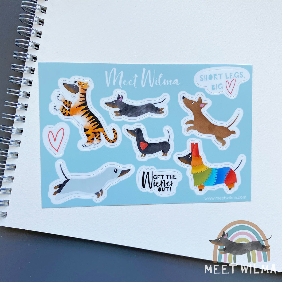 Sticker Sheet "Meet Wilma"