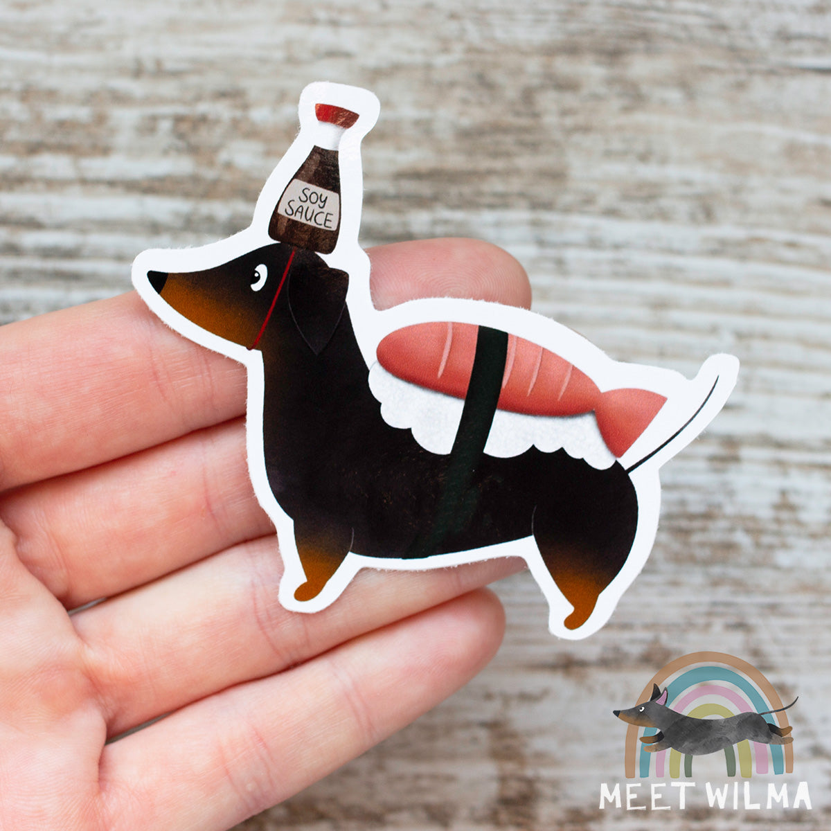 Sticker Set "Sushi-Sausage"