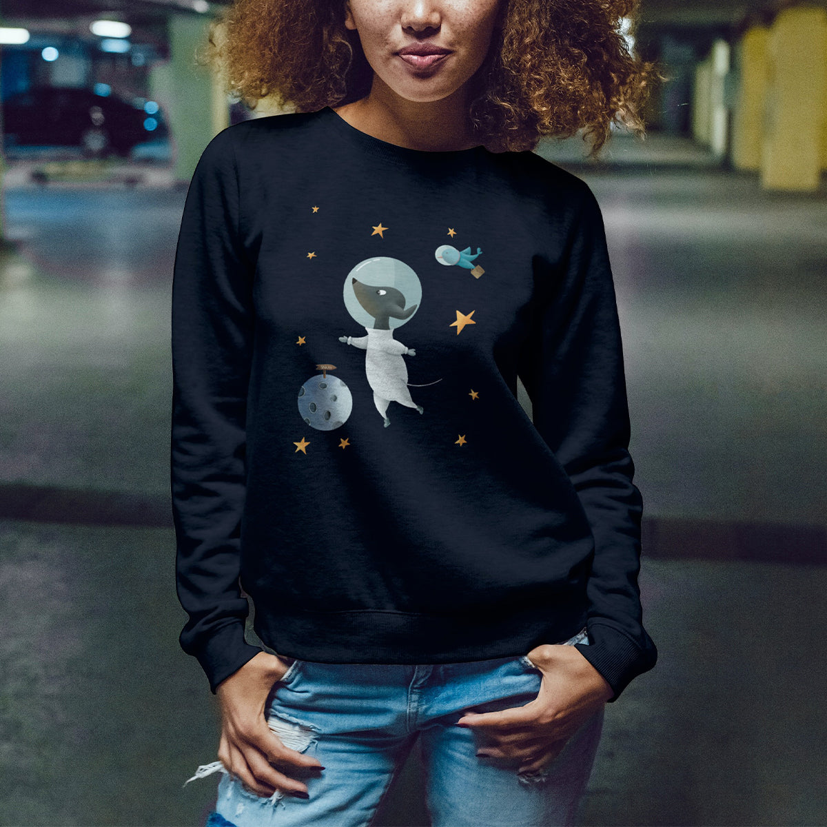 Unisex Eco Sweatshirt "Dachstronaut"