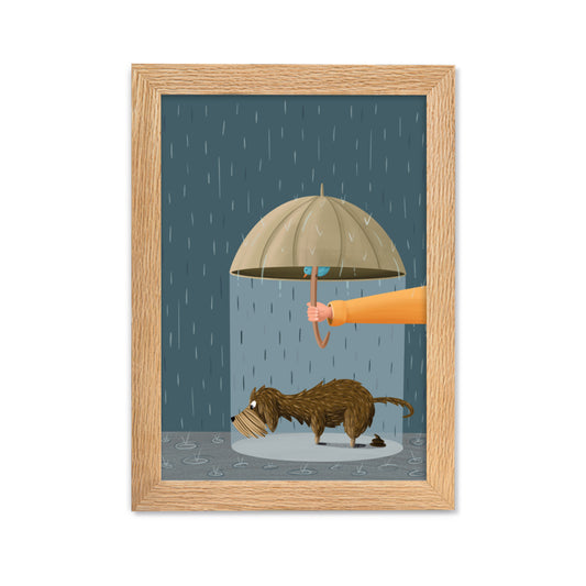 Fine Art Print "Rainy Poop"
