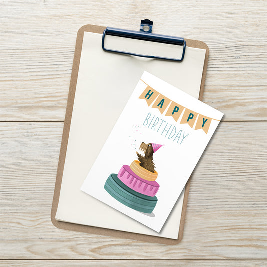 Postcard "Happy Birthday"